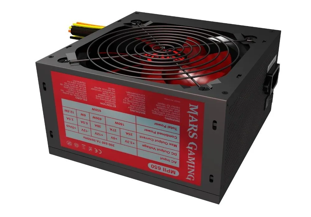 Mars Gaming MPII650 power supply unit – slika 3