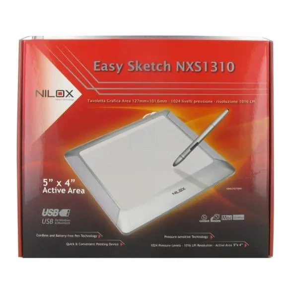 Nilox Easy Sketch NXS1310 graphic tablet – slika 3