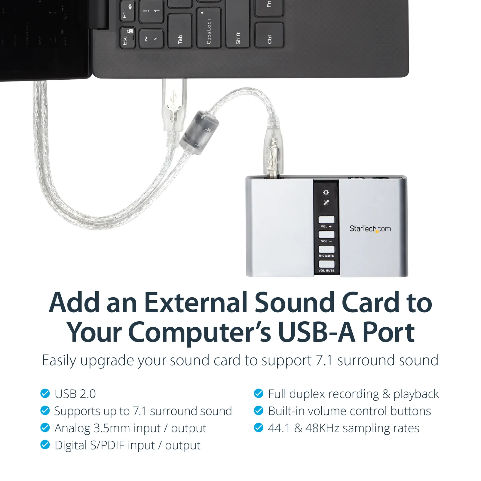 StarTech.com ICUSBAUDIO7D audio card – slika 8