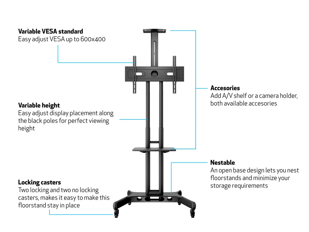 Multibrackets 2319 TV mount/stand – slika 7
