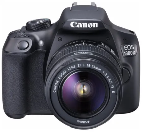 Canon EOS 1300D + 18-55mm IS II + 100EG Tas + 8GB SD