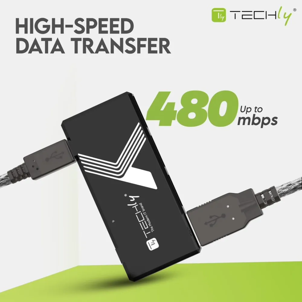 Techly IUSB2-HUB4-BKTY interface hub – slika 4
