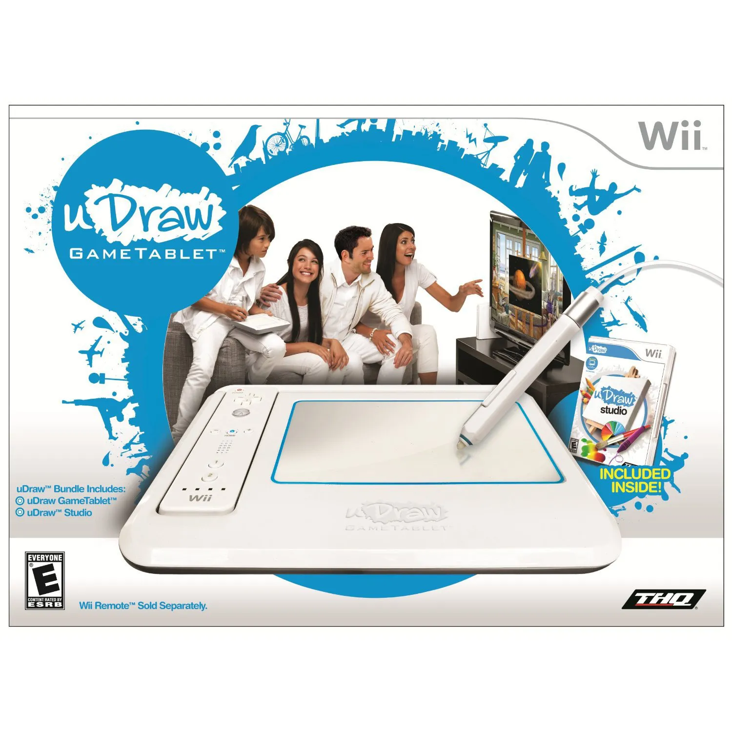 Nintendo uDraw GameTablet + uDraw Studio, Wii graphic tablet