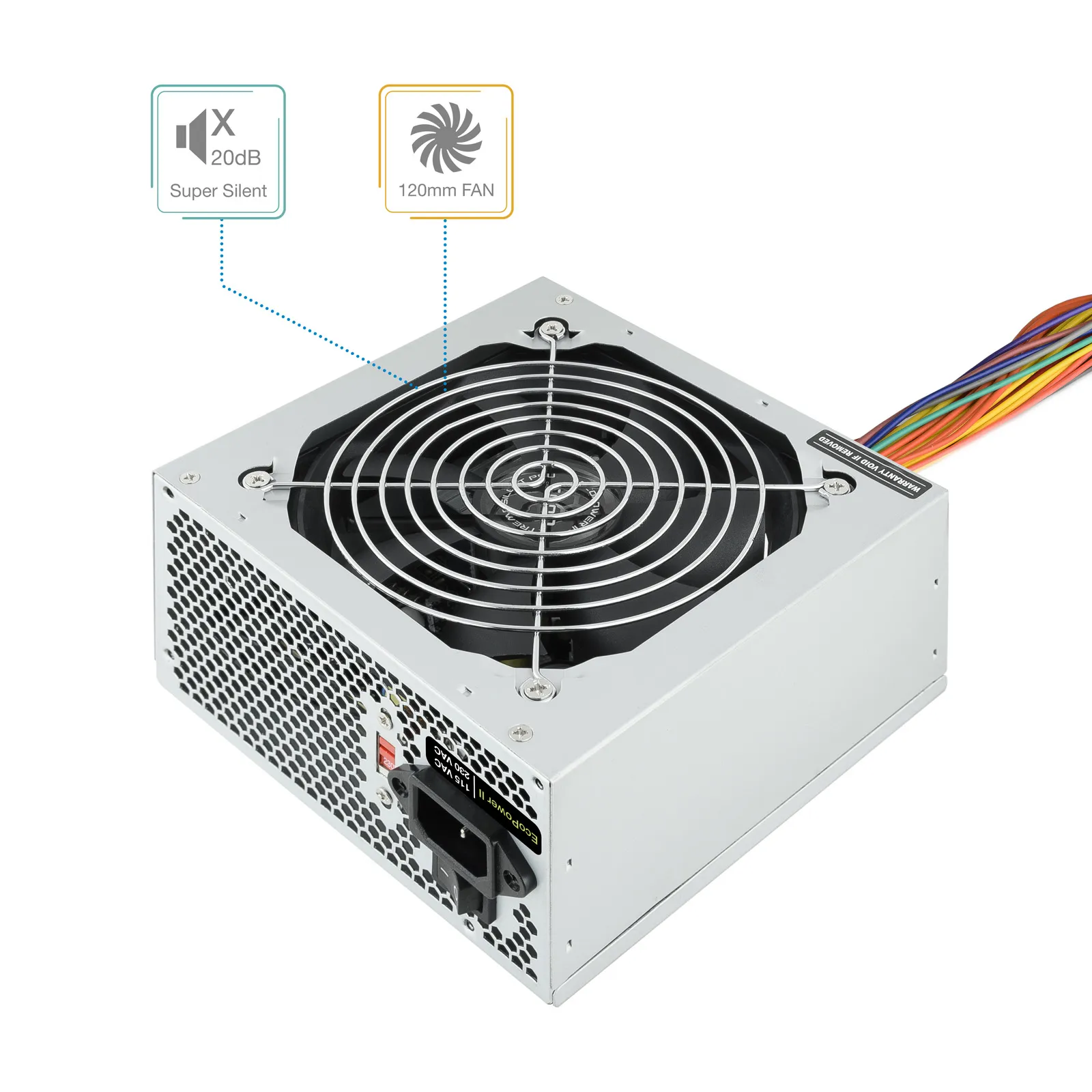 TooQ TQEP-500S-INT power supply unit – slika 4