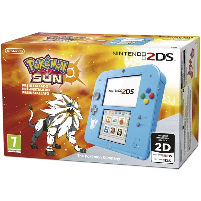 Nintendo 2DS, Pokémon Sol portable game console