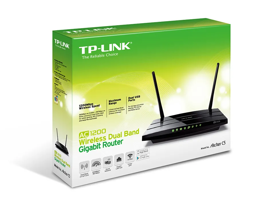TP-Link ARCHER C5 wireless router – slika 4