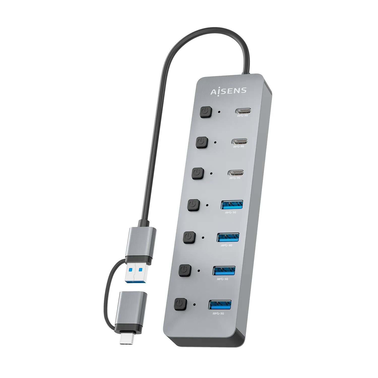 AISENS ASUC-8P043-GR interface hub – slika 3