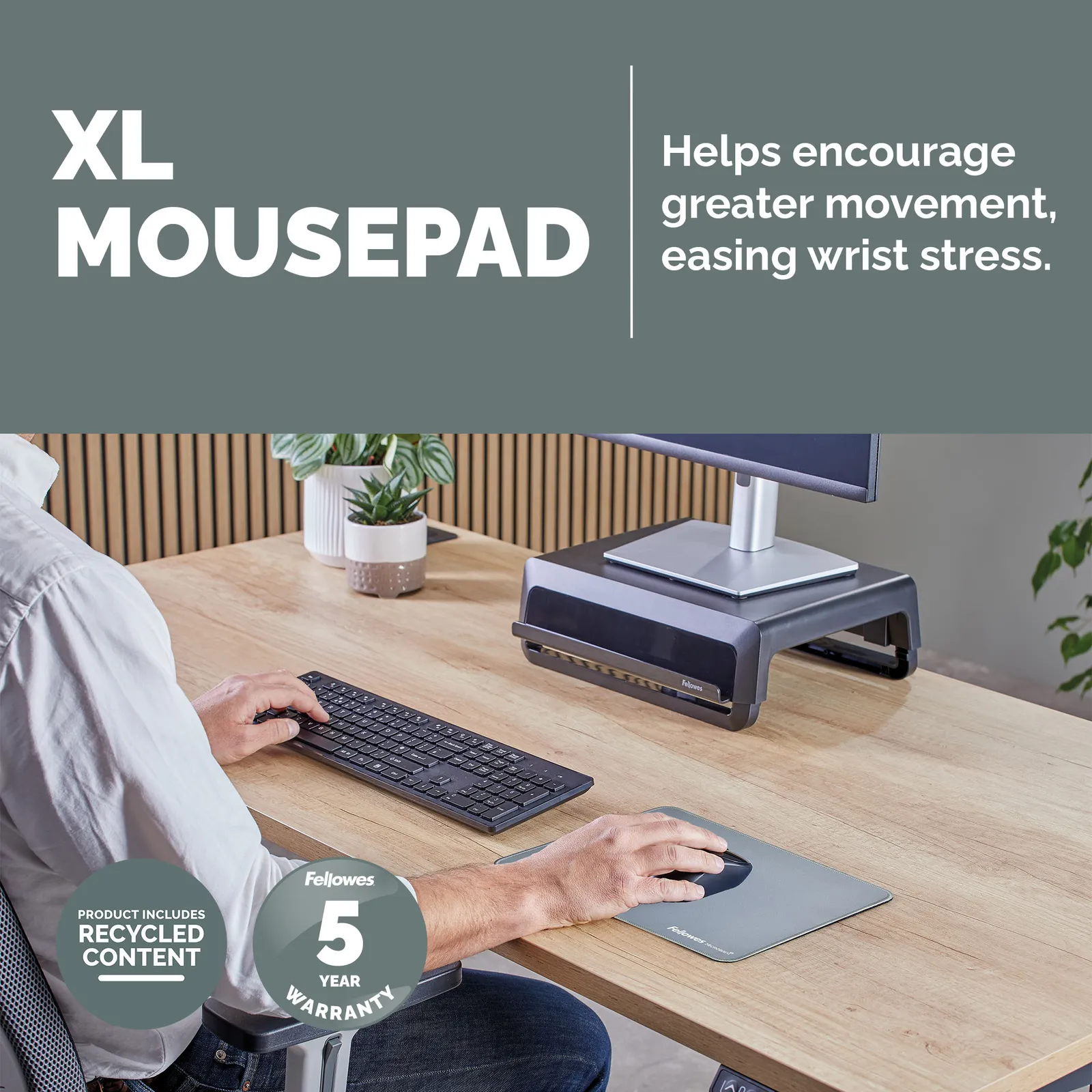 Fellowes Breyta (New) XL Mousepad Marine – slika 2