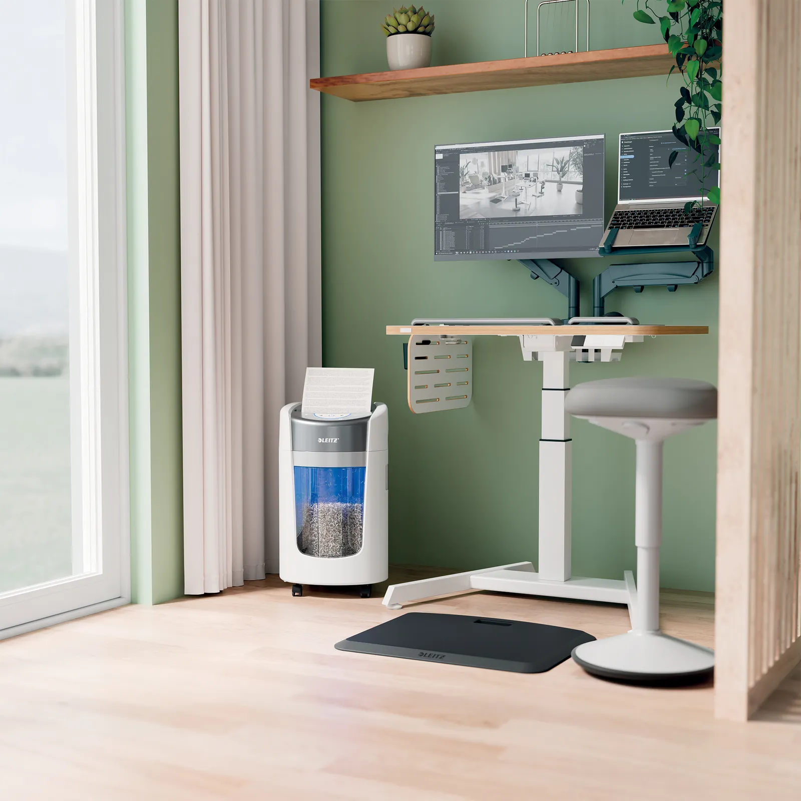 Leitz IQ OptiMax Home Office 225 paper shredder – slika 10