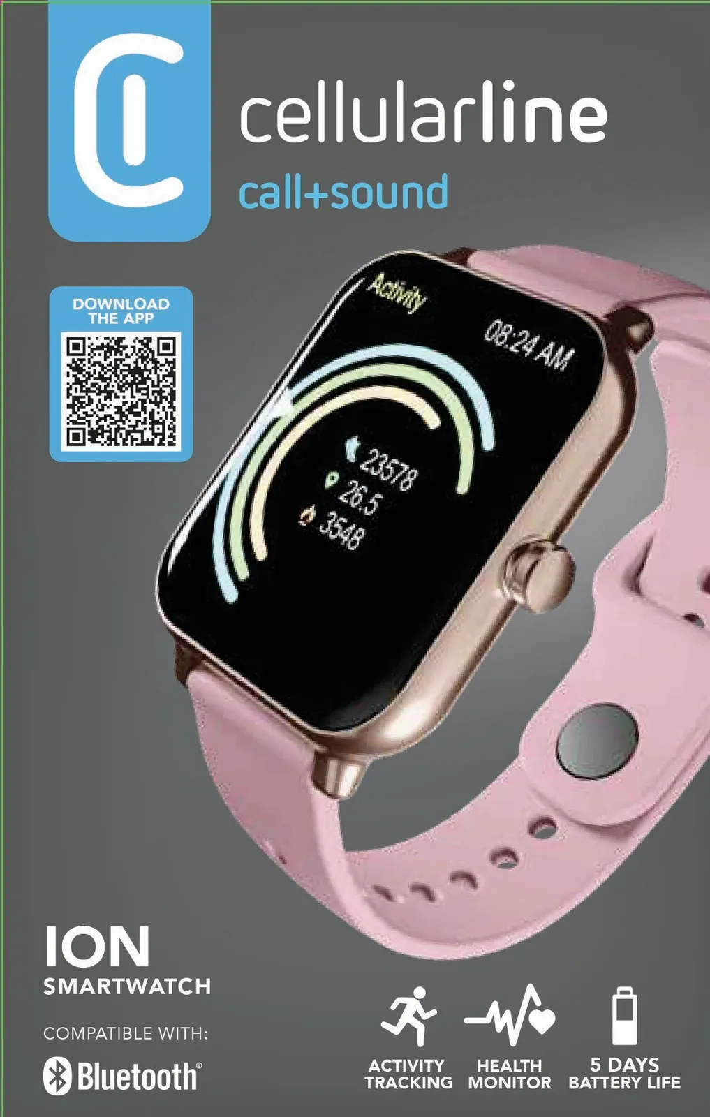 Cellularline BTIONWATCHP smartwatch / sport watch – slika 6