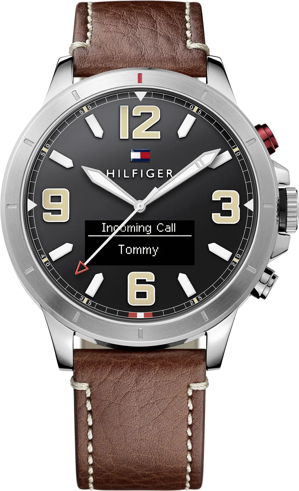 HP Tommy Hilfiger TH24/7 Smart Watch - Stainless Brown Strap