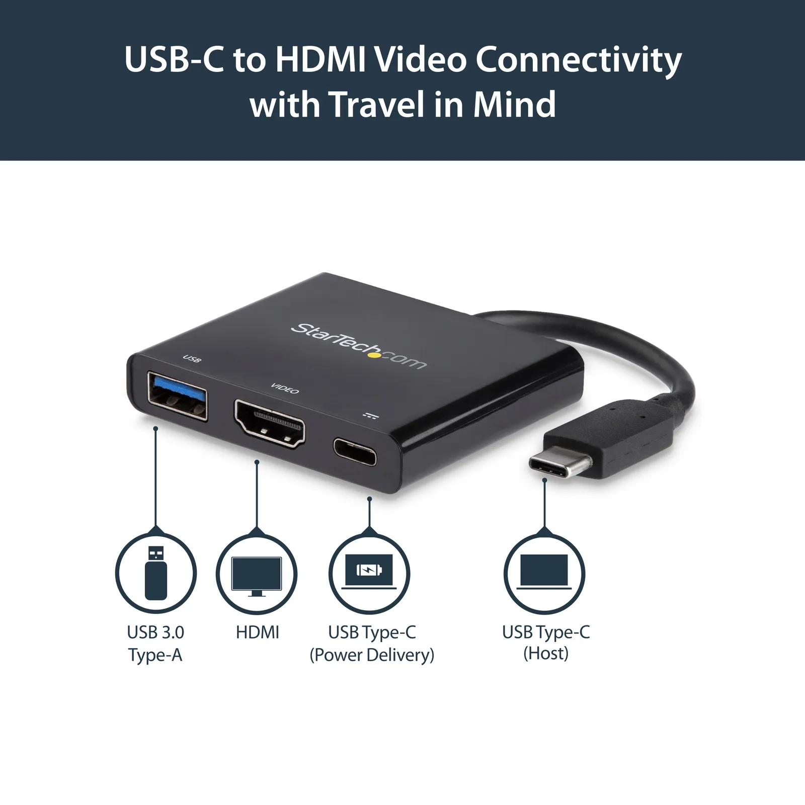 StarTech.com CDP2HDUACP laptop dock/port replicator – slika 8