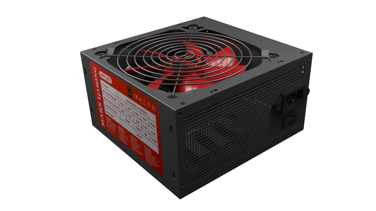 Mars Gaming MPII850 power supply unit – slika 4