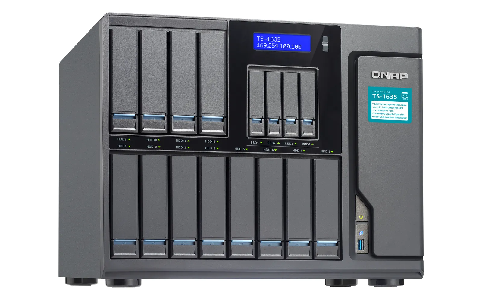 QNAP TS-1635-8G 16BAY 96TB IRONWOLF TS-1635-8G 16X 6TB ST6000VN0041 – slika 4