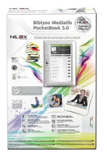 Nilox Biblyos 5.0 e-book reader – slika 4