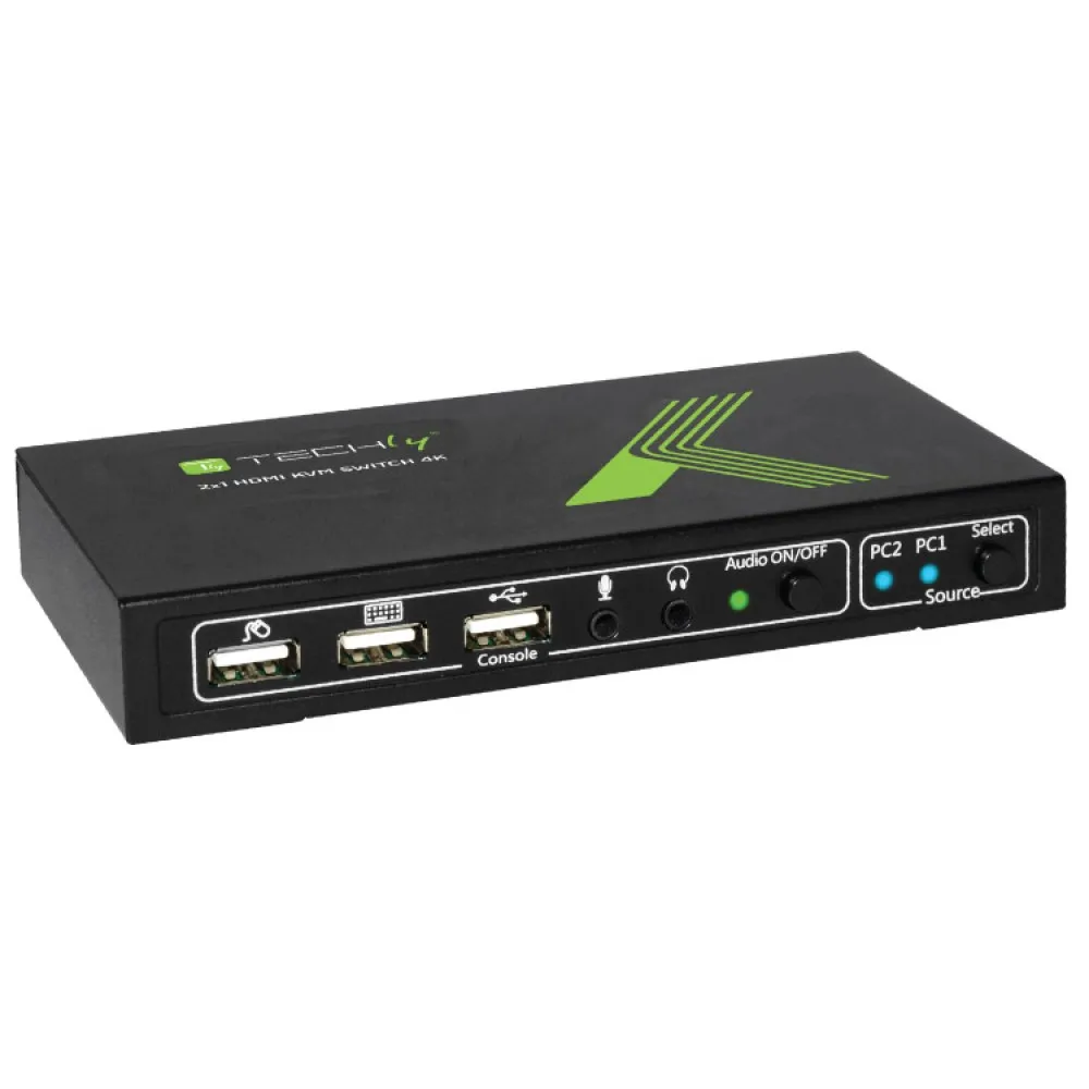 Techly 2x1 USB HDMI 4Kx2K IDATA KVM-HDMI2U KVM switch – slika 2