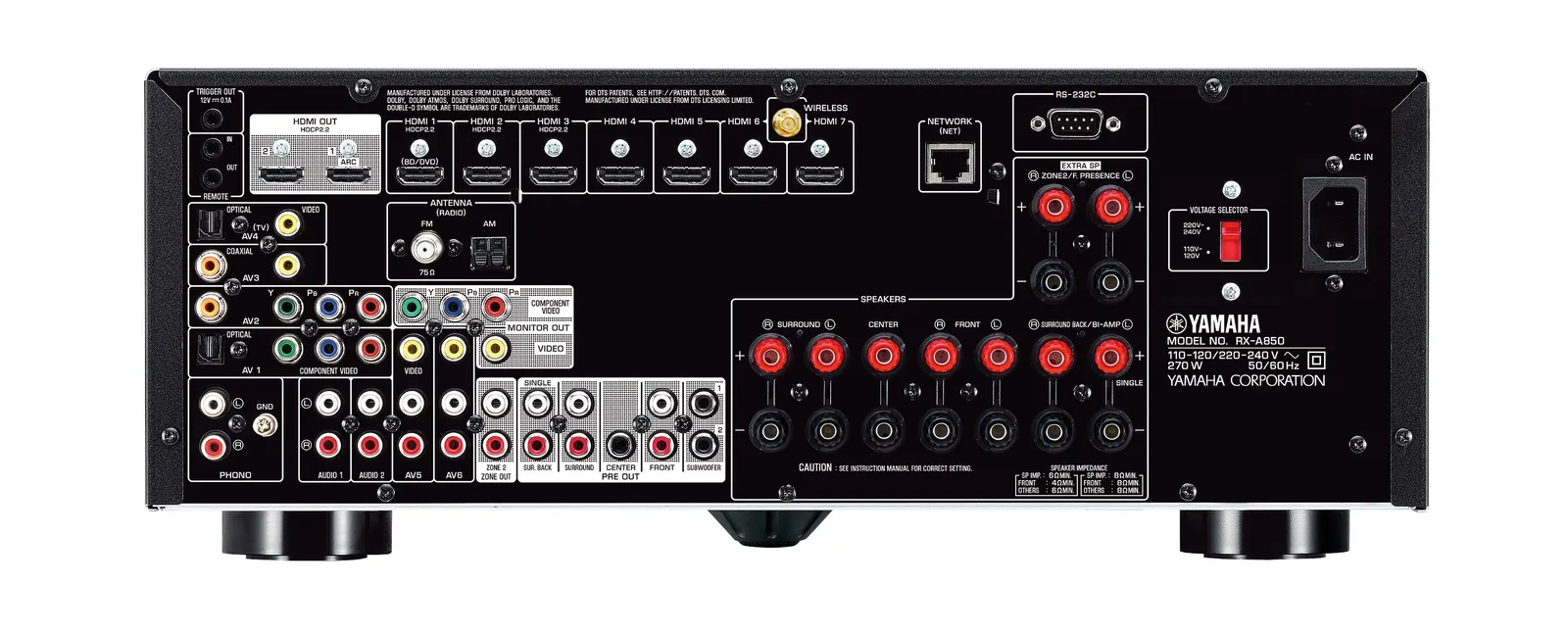 Yamaha RX-A850 – slika 4