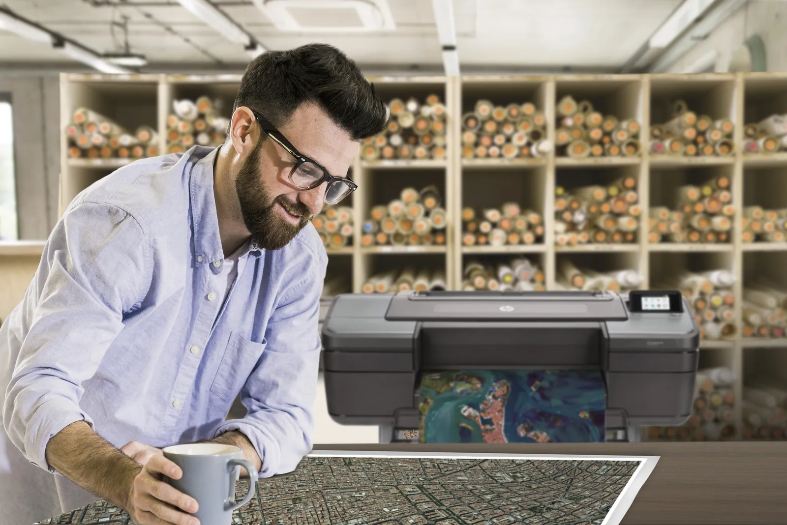 HP DesignJet Z6dr 44-in PostScript large format printer – slika 5