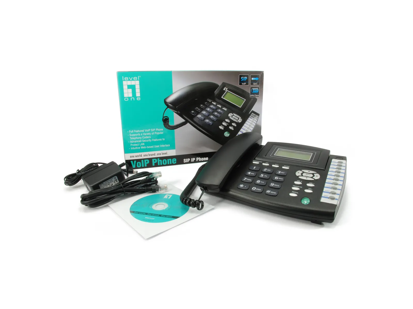 LevelOne VOI-7000 IP phone – slika 2