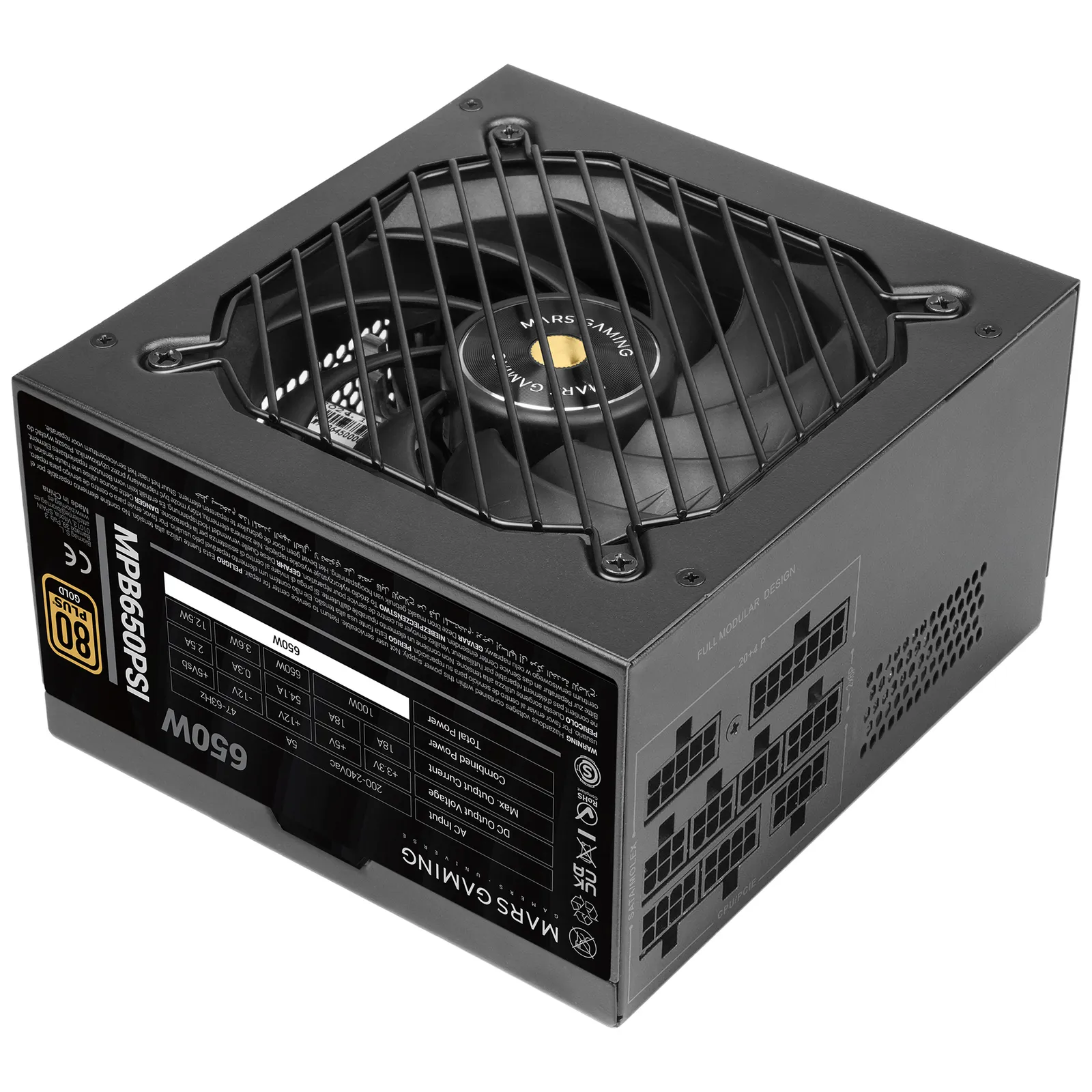 Mars Gaming MPB650PSI power supply unit