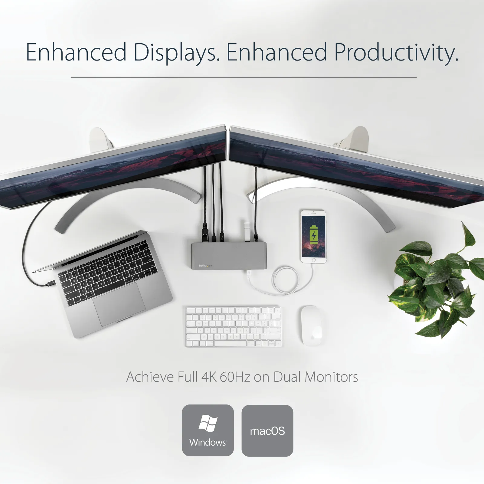 StarTech.com TB3DK2DPPD laptop dock/port replicator – slika 8