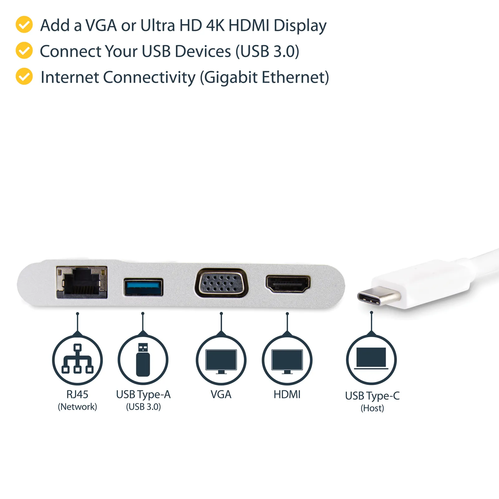 StarTech.com DKT30CHVW laptop dock/port replicator – slika 9