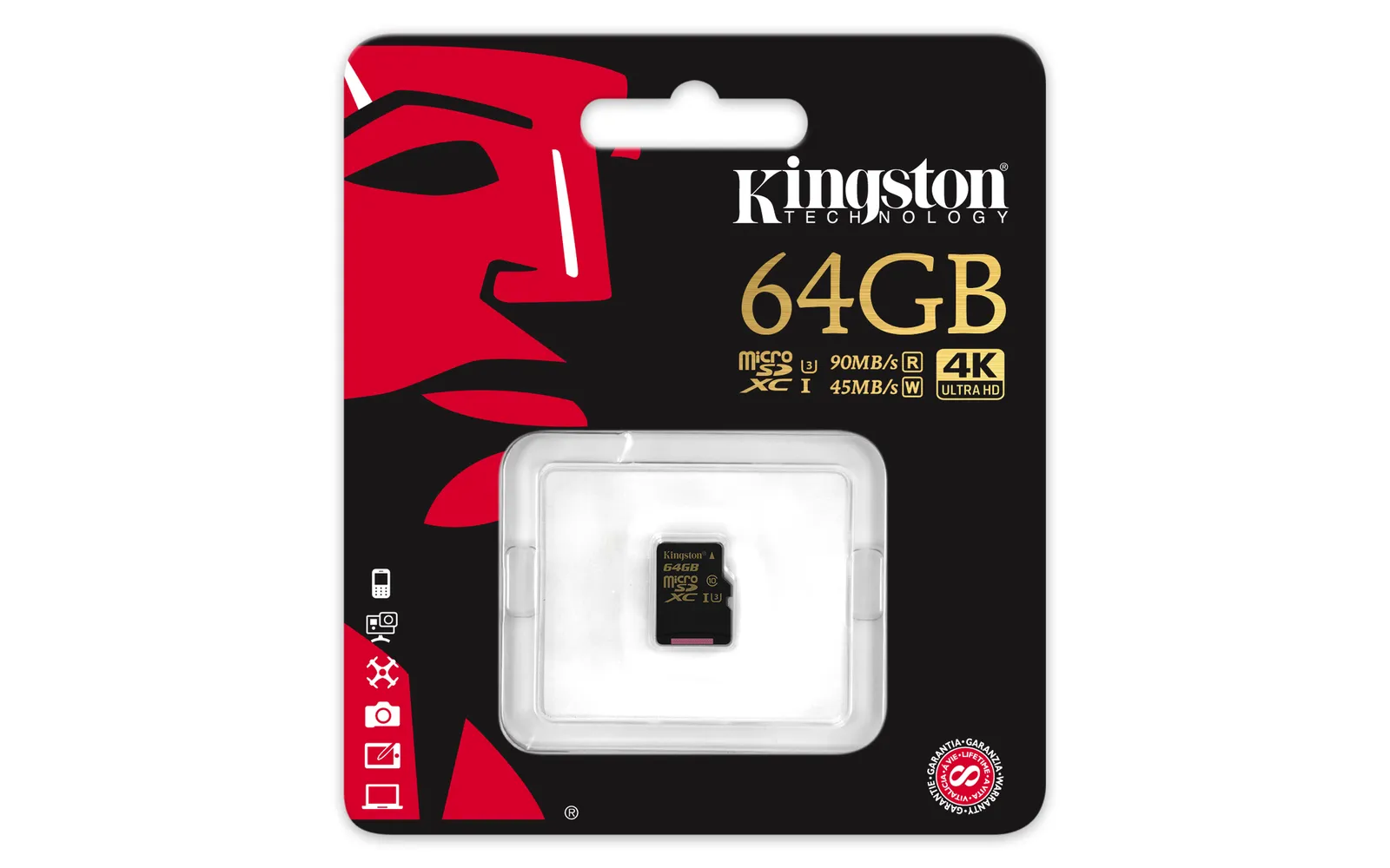 Kingston Technology Gold microSD UHS-I Speed Class 3 (U3) 64GB – slika 4