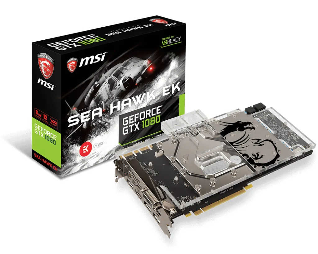 MSI SEA HAWK NVIDIA GeForce GTX 1080 EK