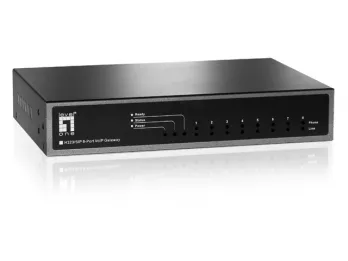 LevelOne 8-Port FXS H.323/SIP Gateway IP phone