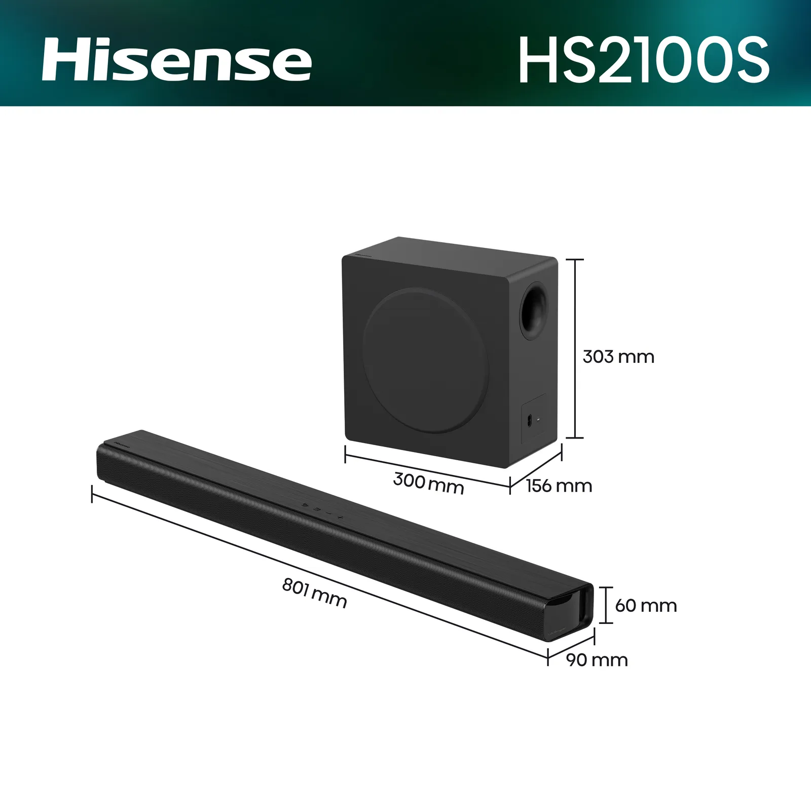 Hisense 20019910 soundbar speaker – slika 2