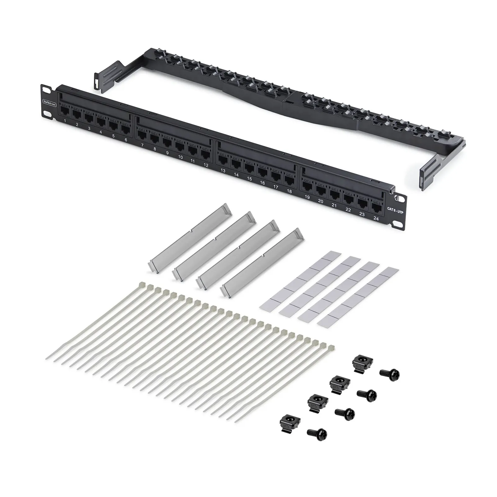 StarTech.com C6PANELUTP241UFT patch panel – slika 7