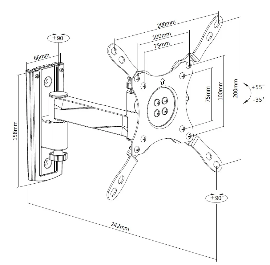 Equip 650106 TV mount/stand – slika 3
