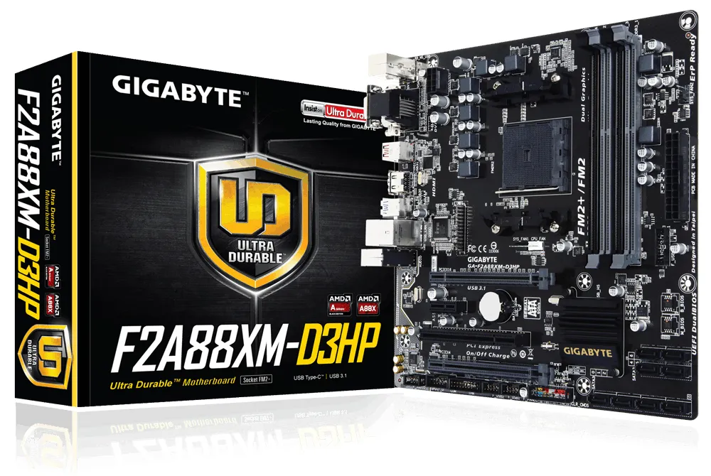 GIGABYTE GA-F2A88XM-D3HP motherboard