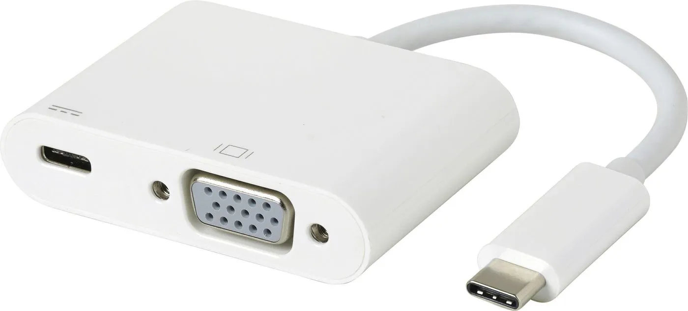 eSTUFF USB-C VGA Charging Adapter