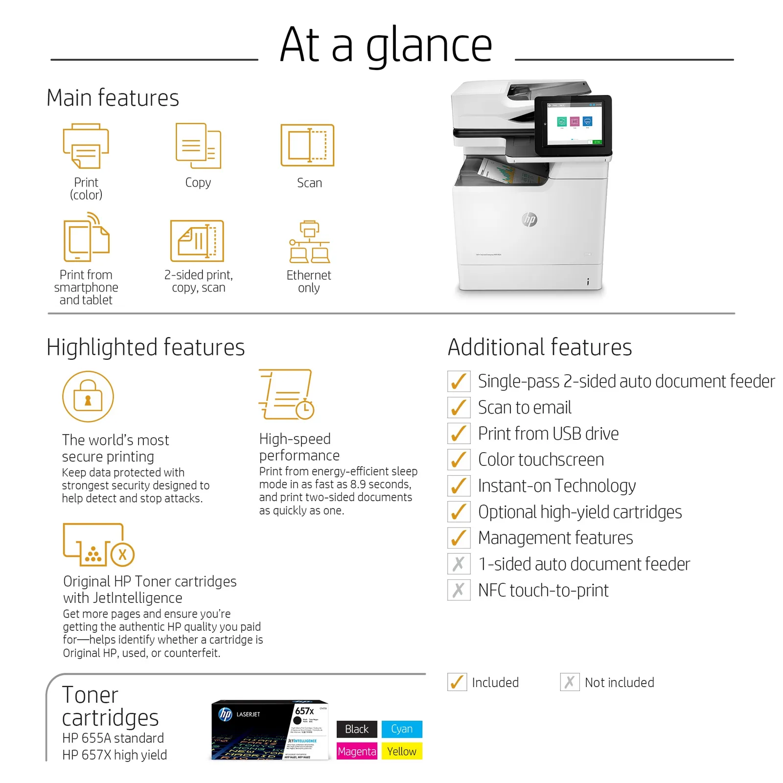 HP Color LaserJet Enterprise MFP M681dh – slika 3
