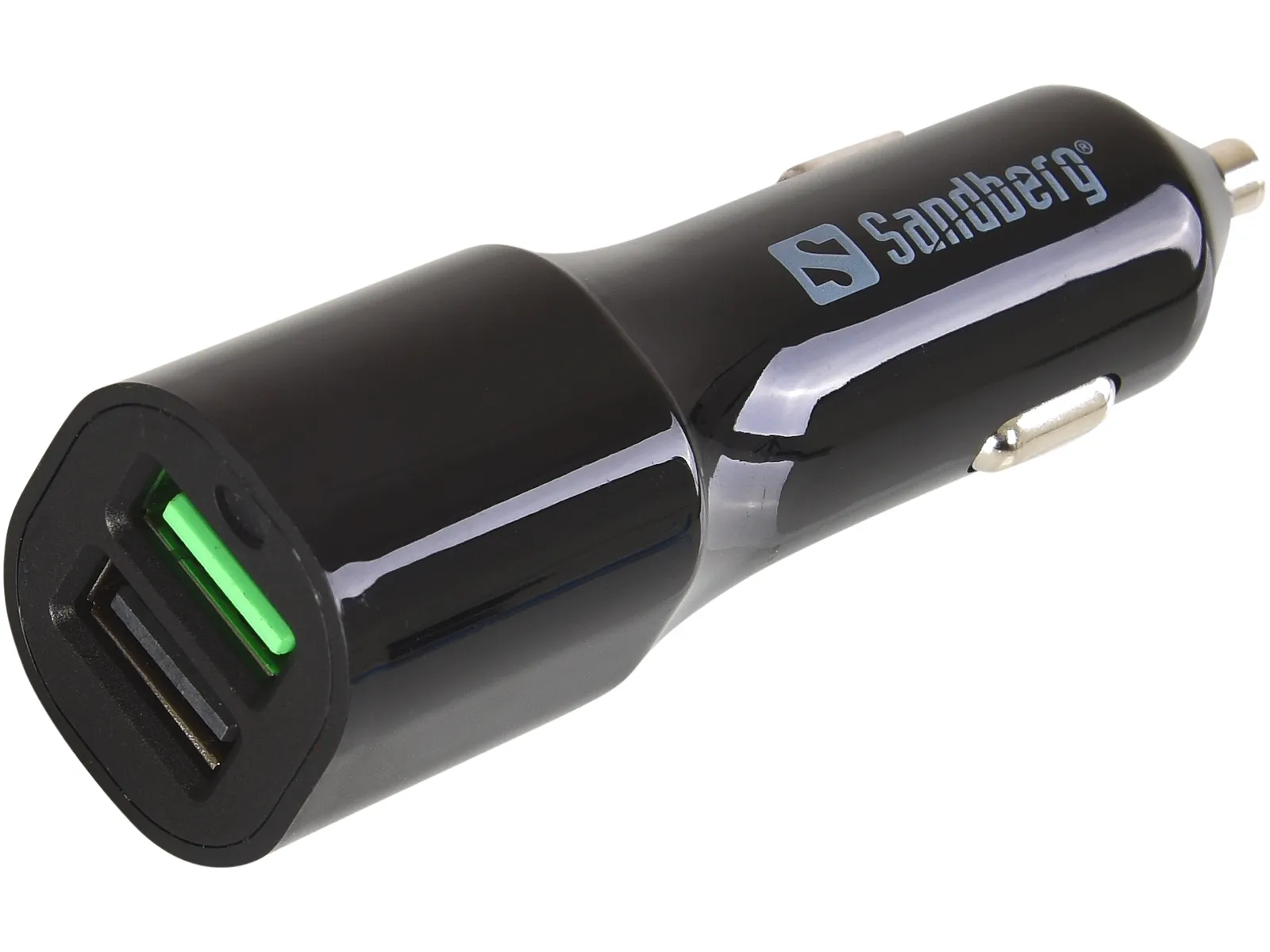 Sandberg Car Charger 1xQC 3.0+1xUSB2.4A