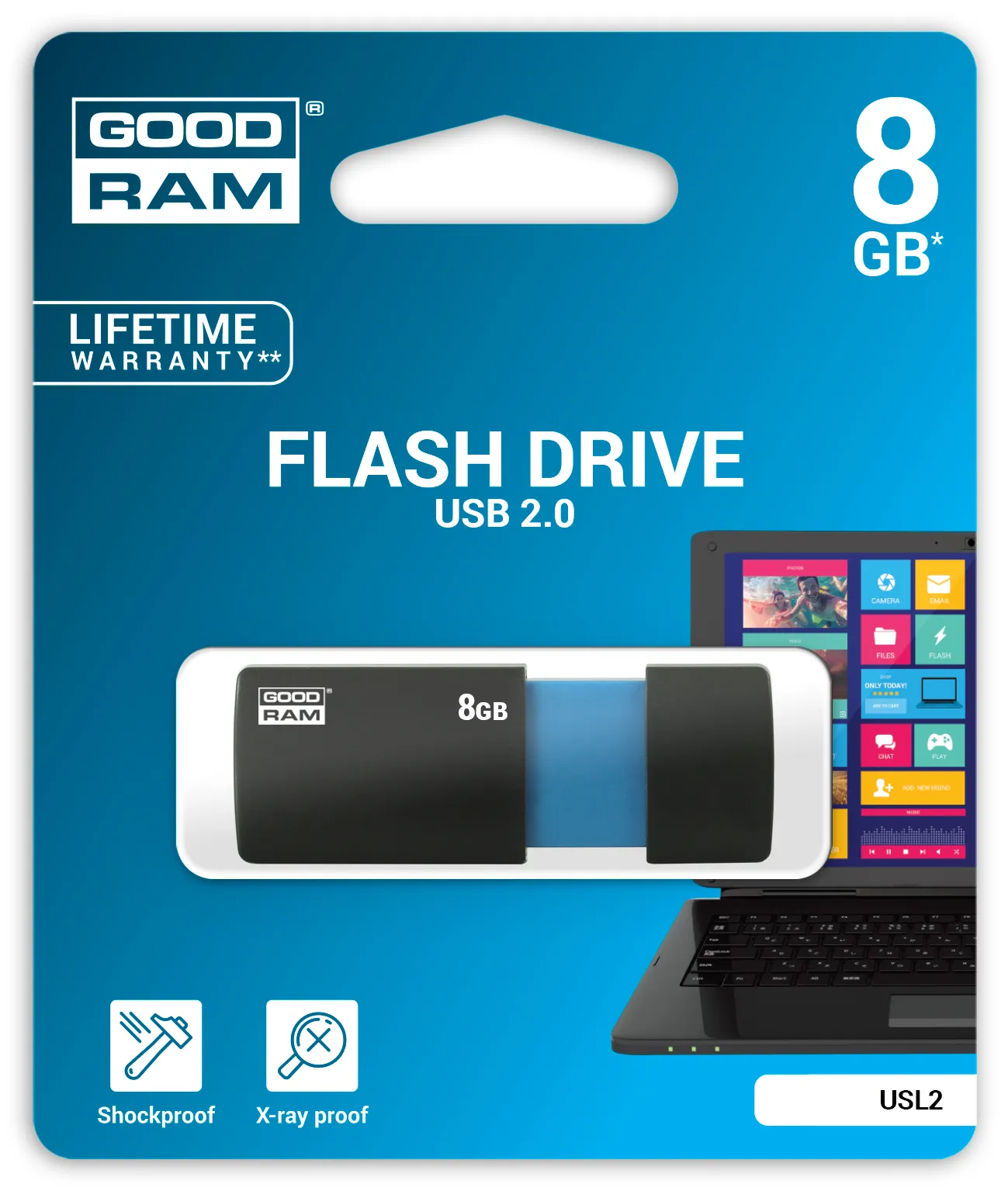 Goodram 8GB USB 2.0 USB flash drive