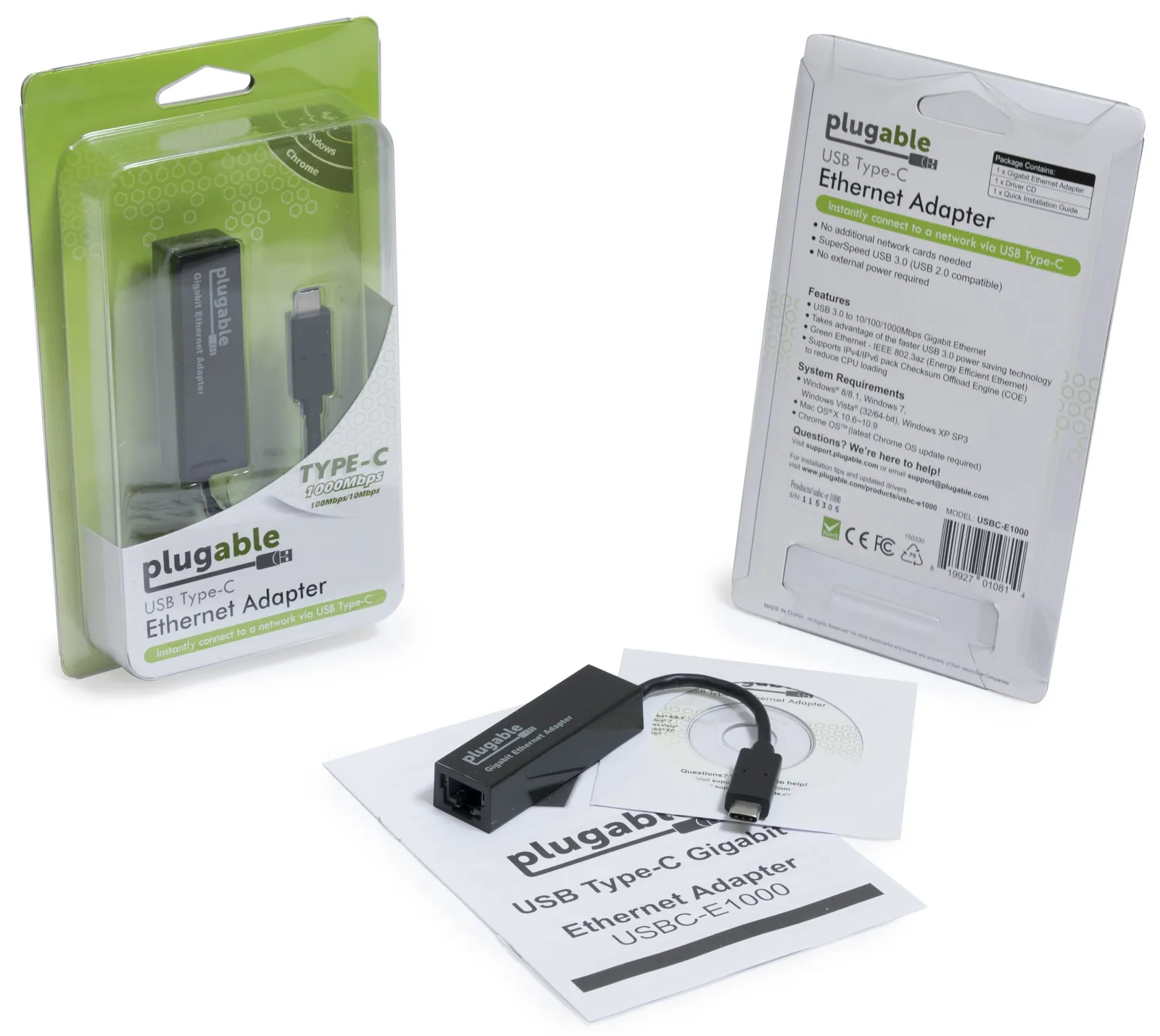 Plugable Technologies USBC-E1000 network card – slika 3
