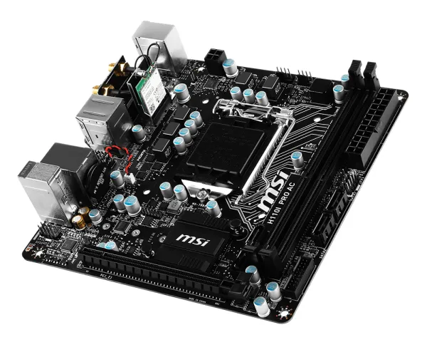MSI H110I PRO AC motherboard – slika 2