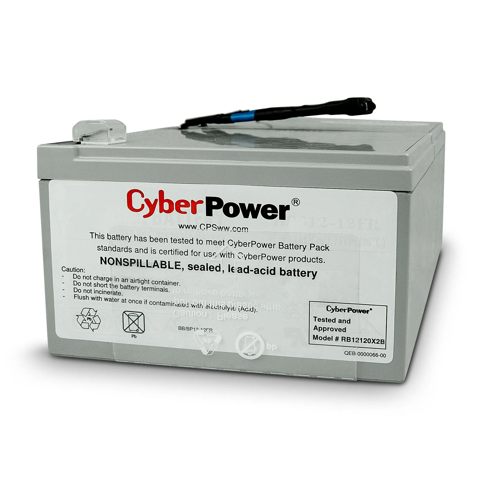CyberPower RB12120X2B UPS battery