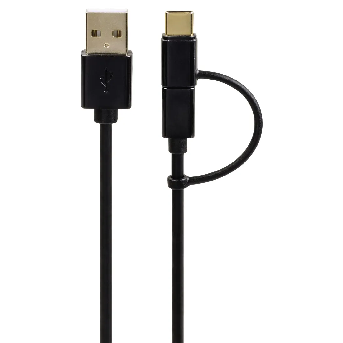 Hama 1m, USB2.0-A/USB2.0 Micro-B + USB2.0-C USB cable – slika 3