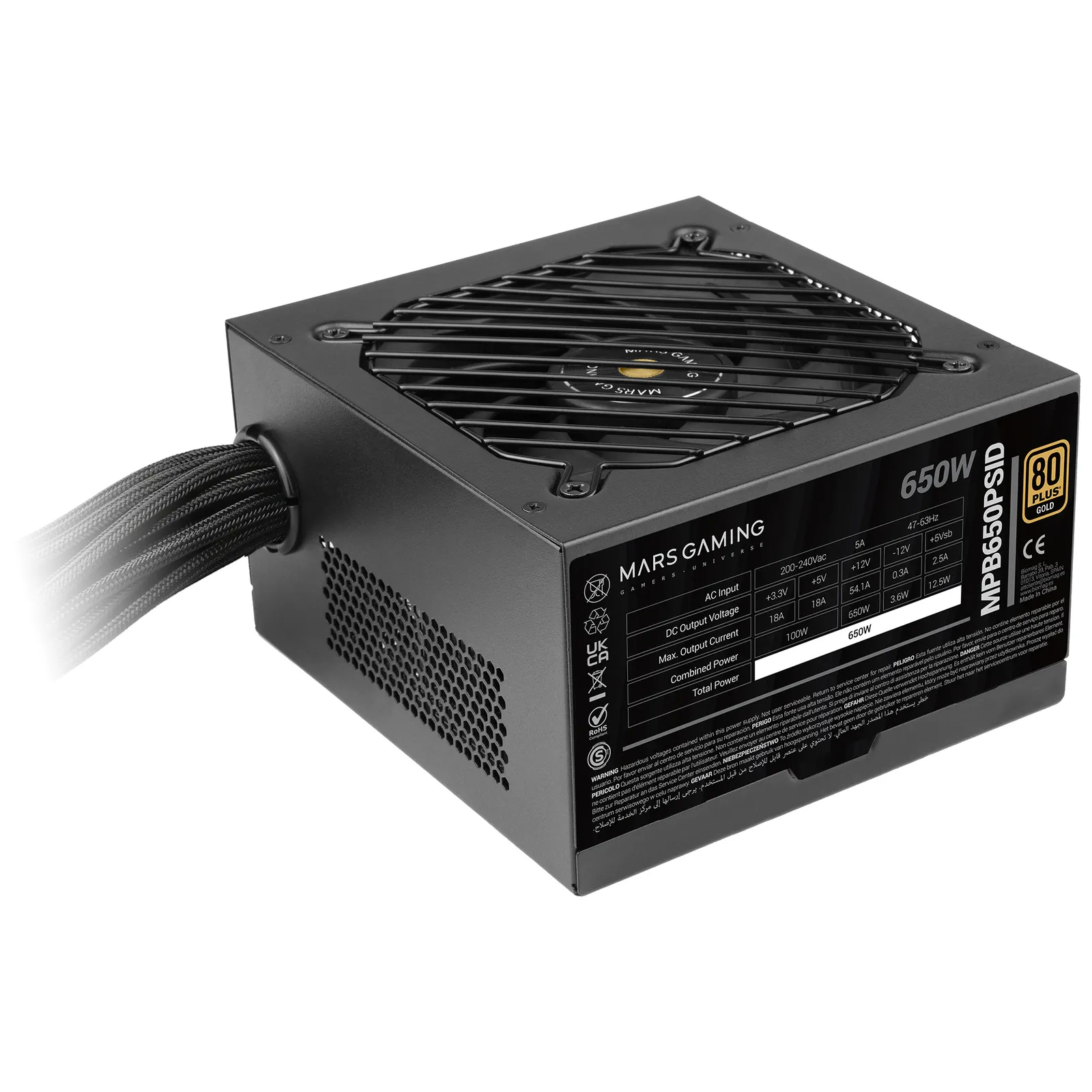 Mars Gaming MPB650PSID power supply unit – slika 4