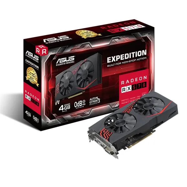 ASUS EX-RX570-4G graphics card