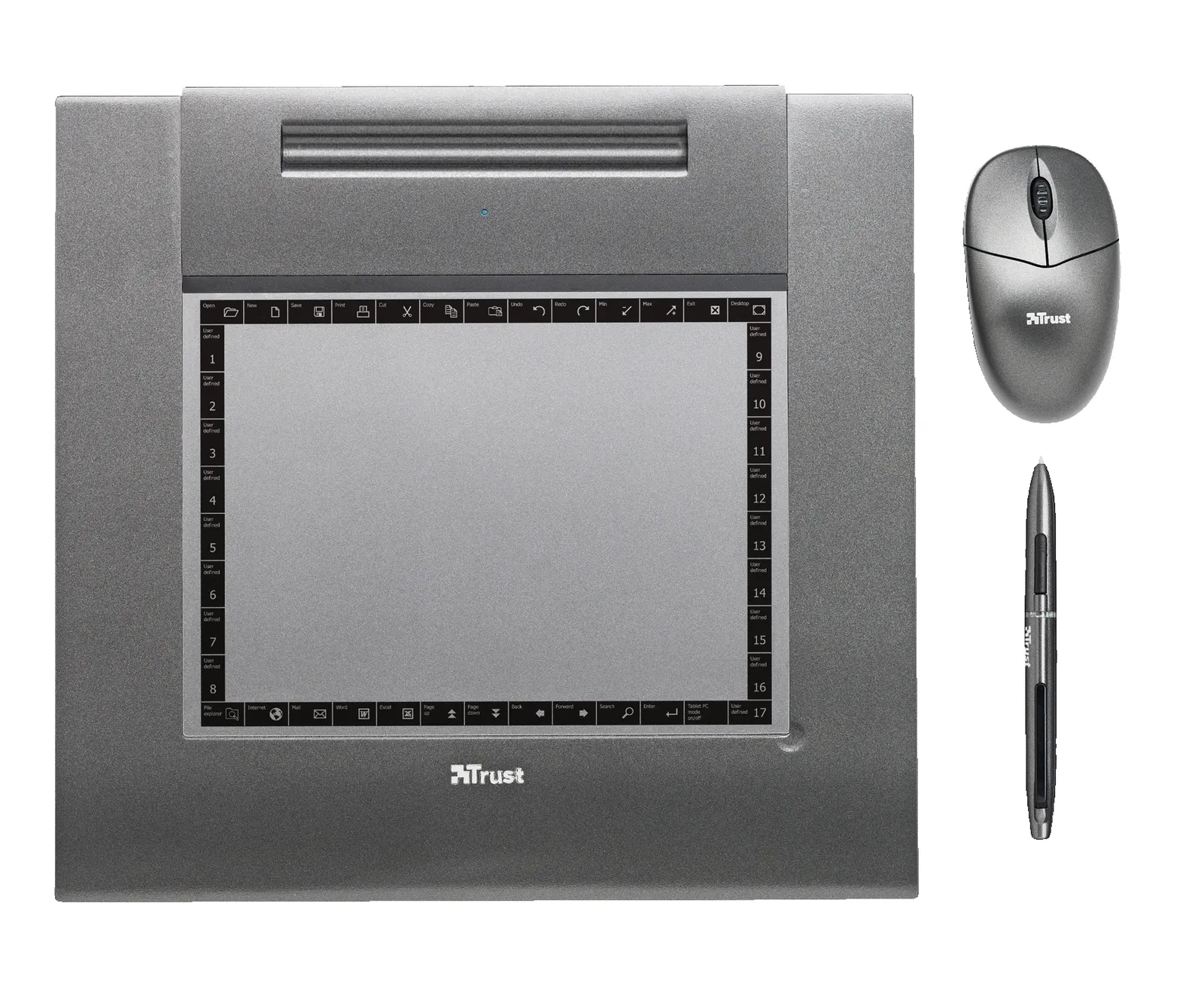 Trust Slimline Design Tablet TB-6300 graphic tablet – slika 2