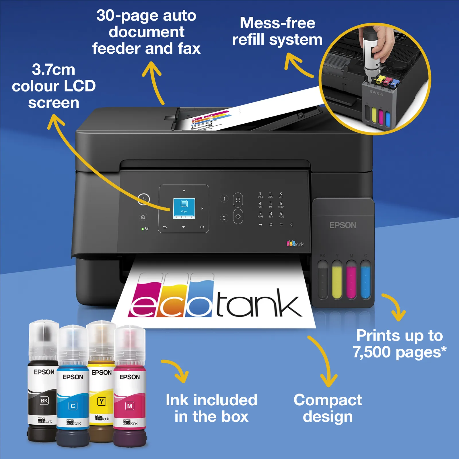 Epson EcoTank ET-4900 inkjet printer – slika 2