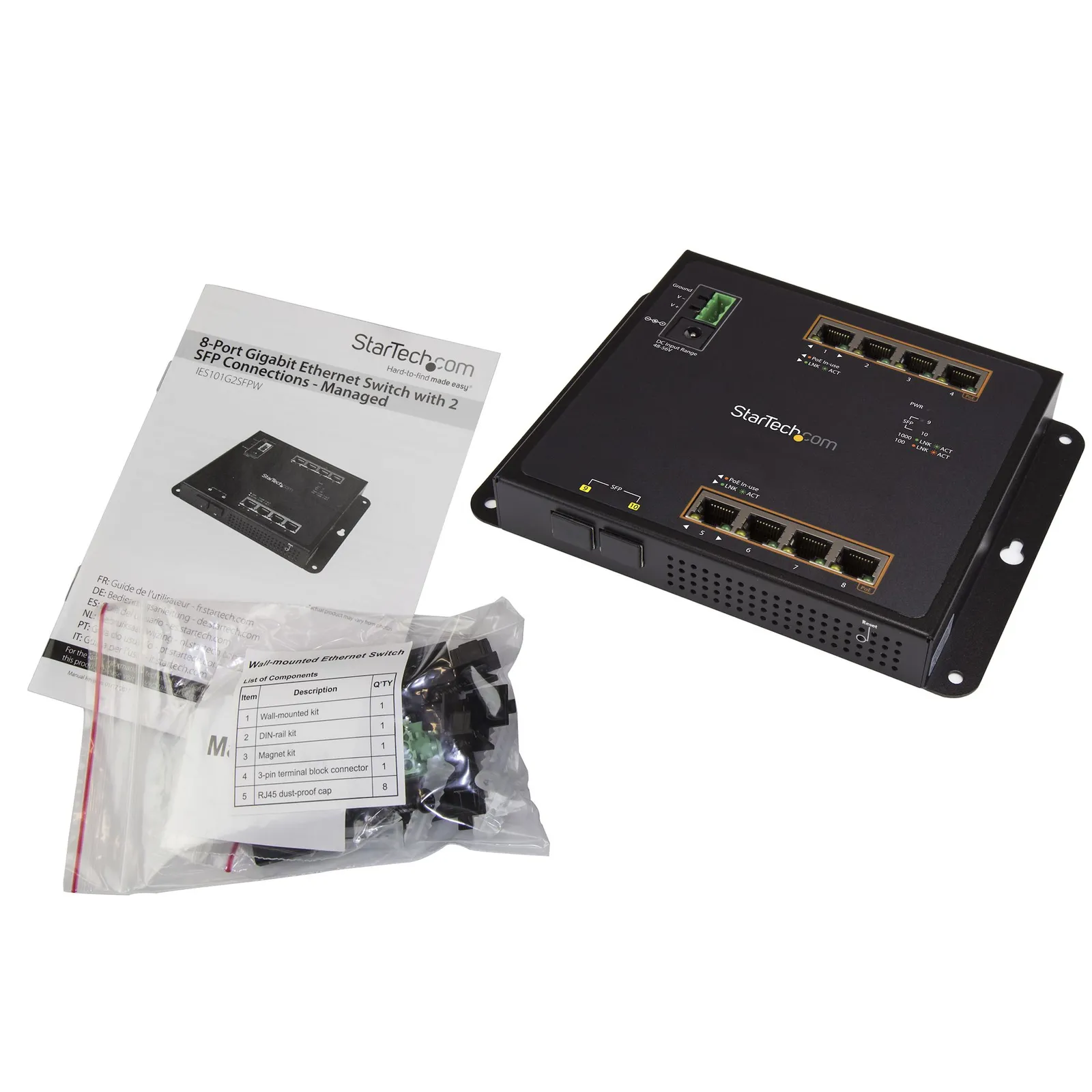 StarTech.com IES101GP2SFW network switch – slika 4
