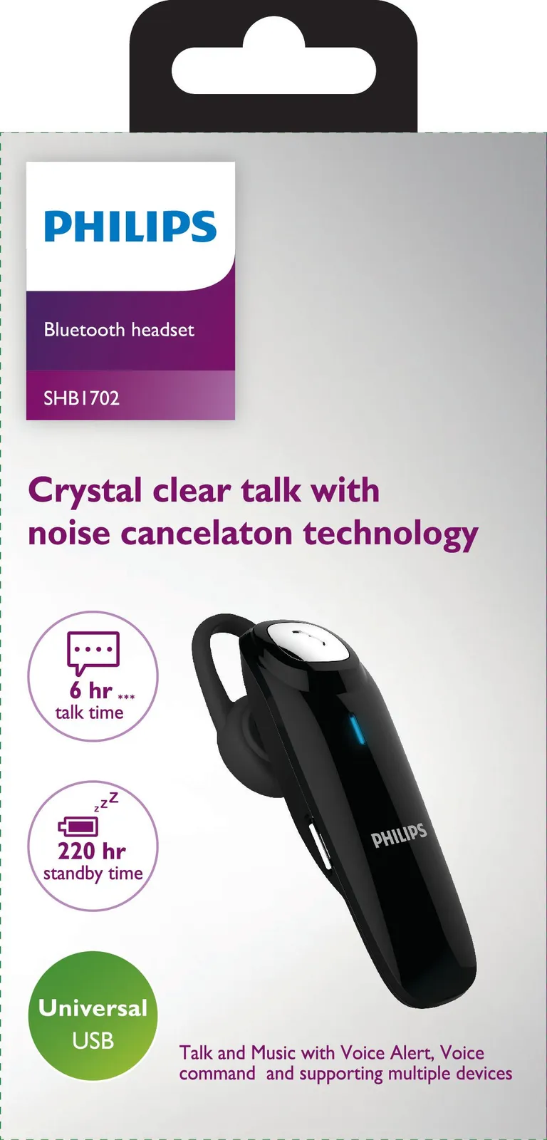 Philips SHB1702/10 headphones/headset – slika 2