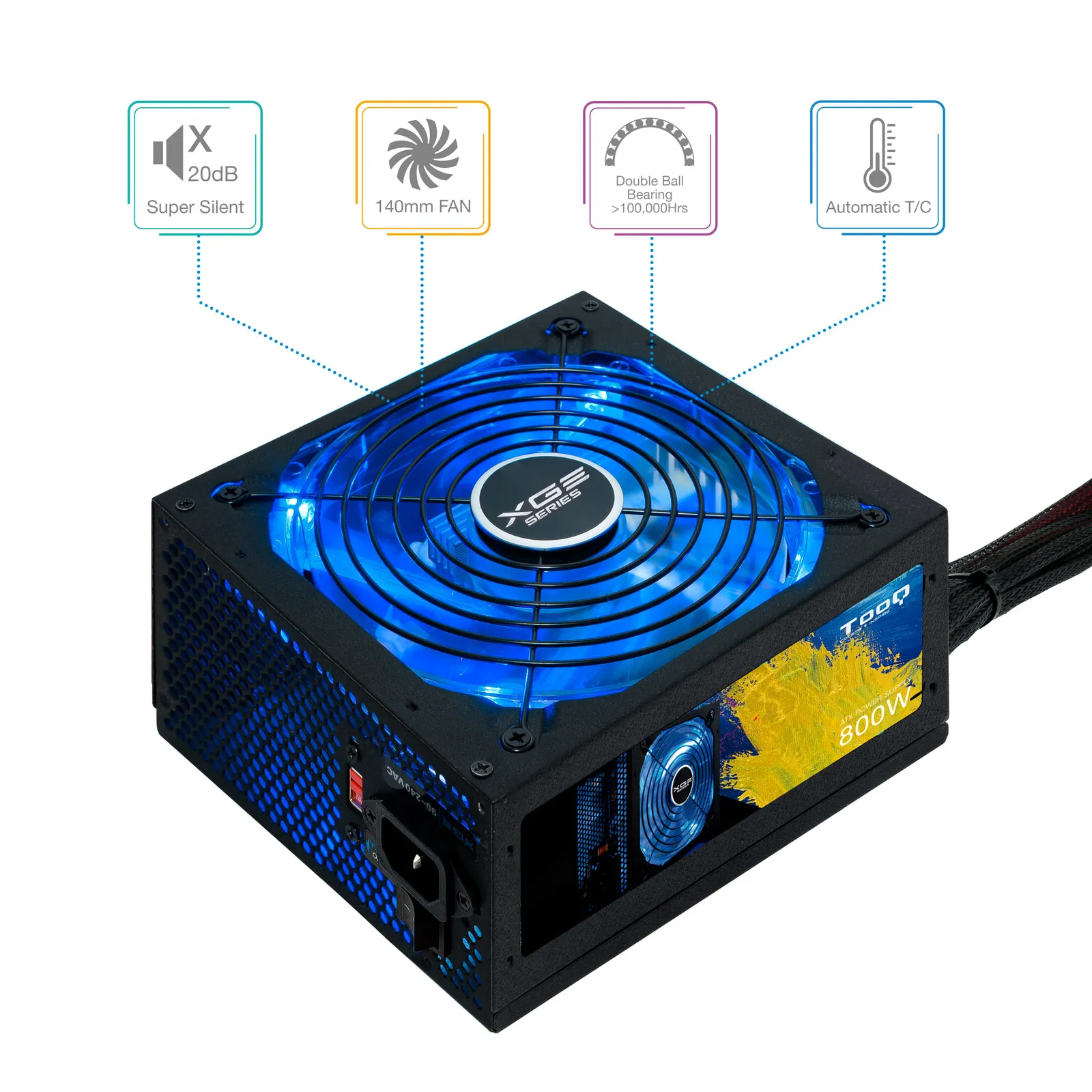 TooQ TQXGEII-800SAP power supply unit – slika 2