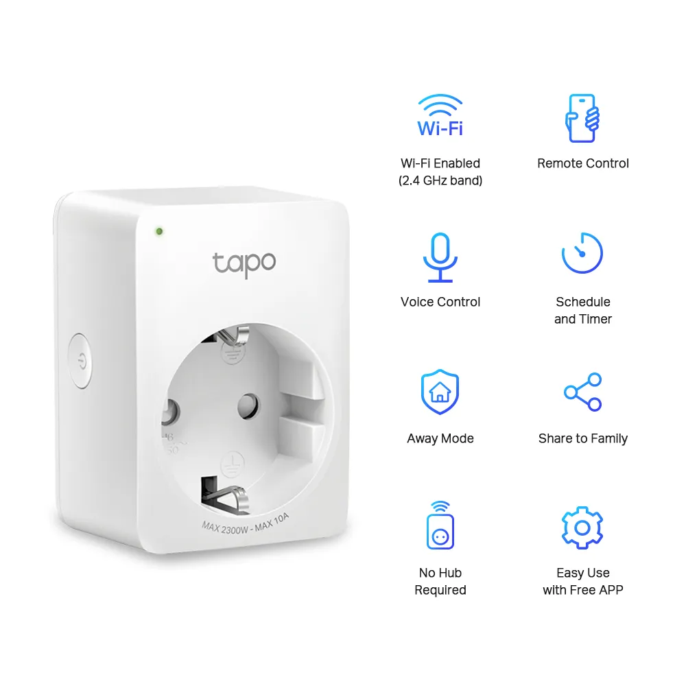 TP-Link Tapo P100-PK1 smart plug – slika 2