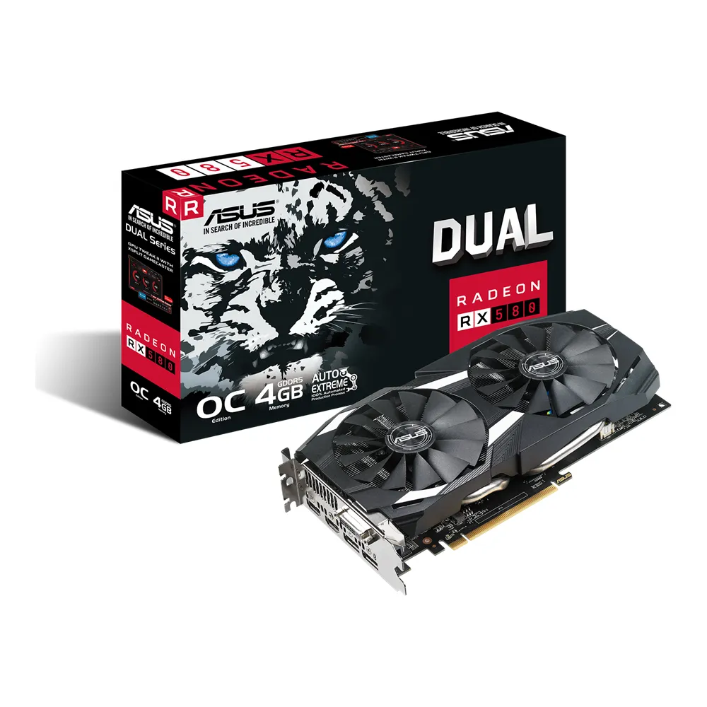 ASUS Dual Radeon RX 580 O4G – slika 3